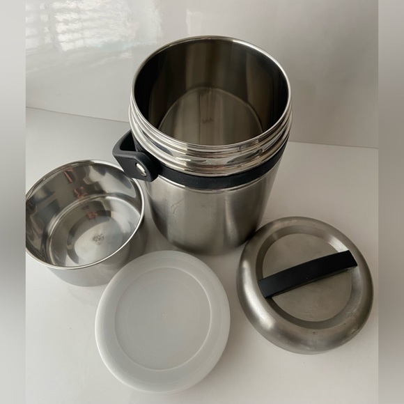 Stainless steel lunch box multiple layer dual compartment rice soup bowl thermos - Picture 2 of 7